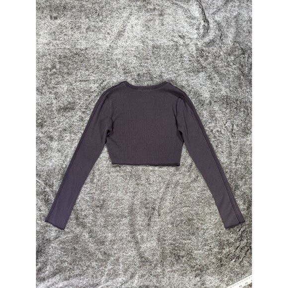 Garage Denim Kylie Exposed Seams Long Sleeve Tee Sz XS - Picture 8 of 8